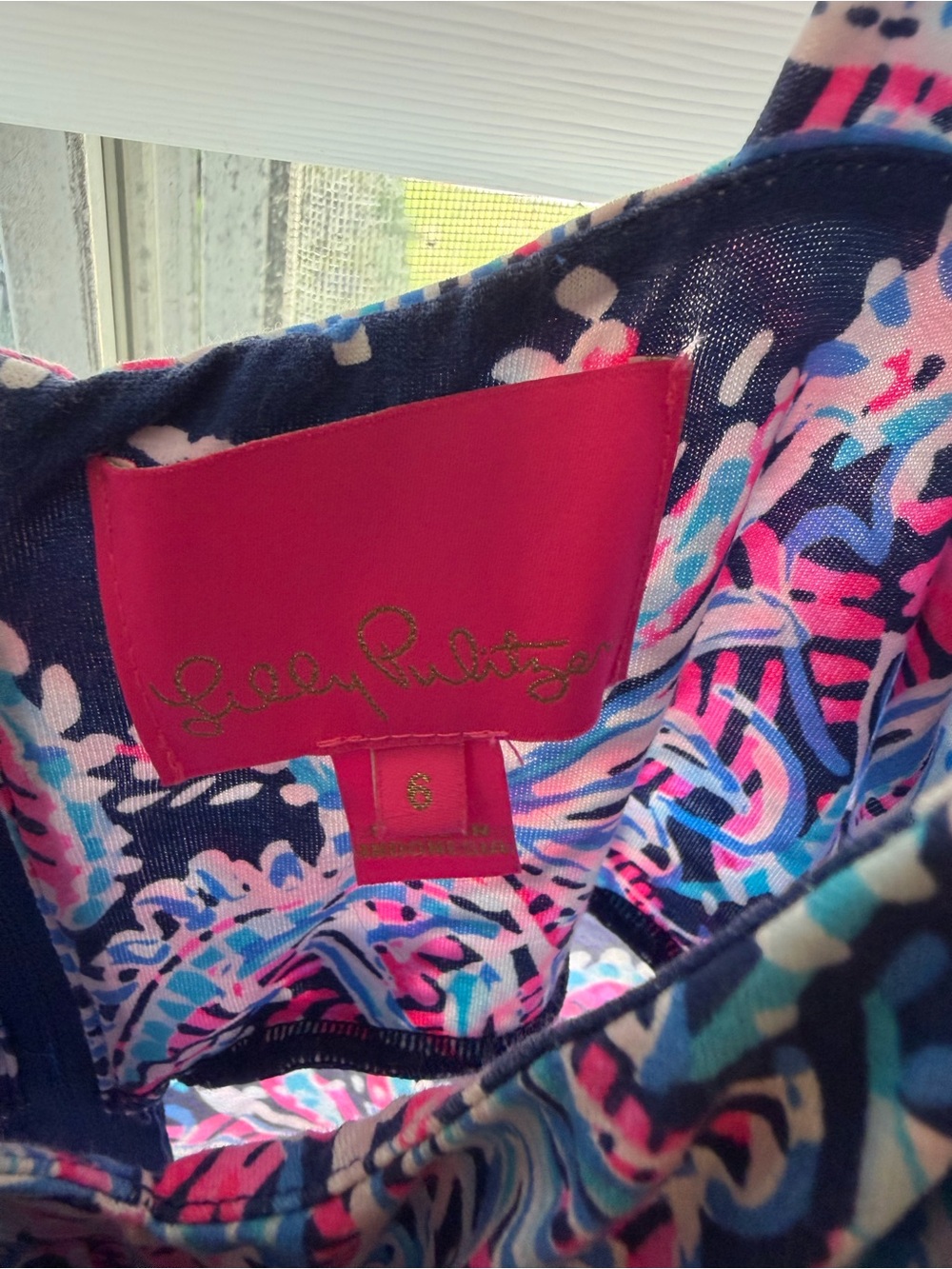 Lilly Pulitzer Blue Pink Tropical Shell Print Sleeveless Maxi Dress with Pockets - Picture 10 of 13